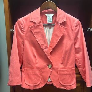 Cropped Pink Blazer
